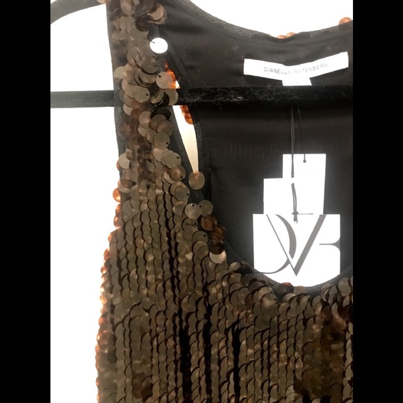 DVF Sequin Pellina Pialette Dress - Picture 5 of 8